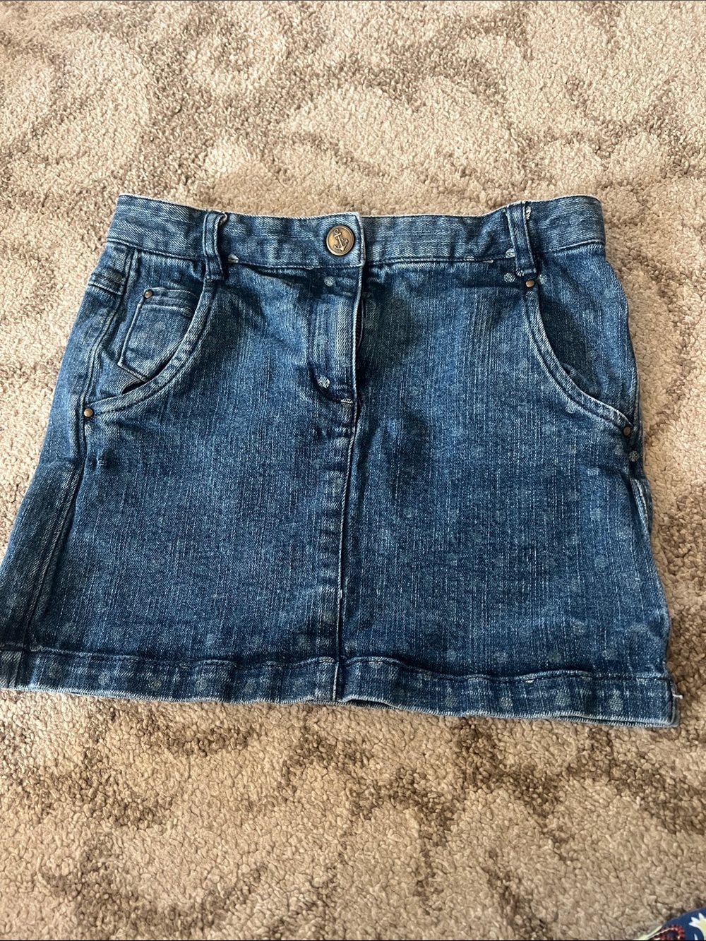 Crewcuts Blue Denim Mini Skirt size 7